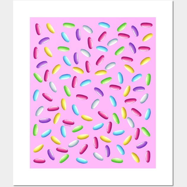 Sprinkles! Wall Art by Jan Grackle